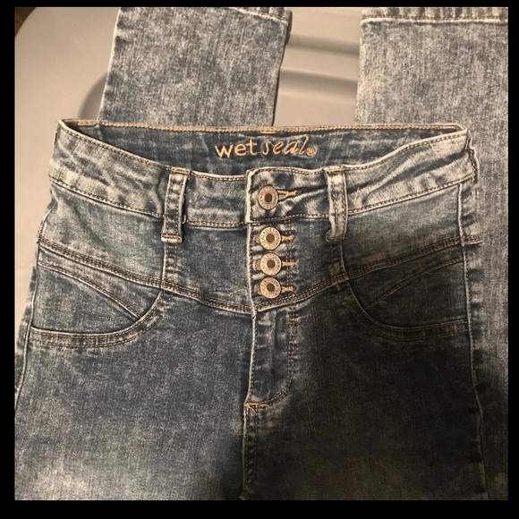 High waisted, Skinny jeans size 0-1 - Picture 5 of 6